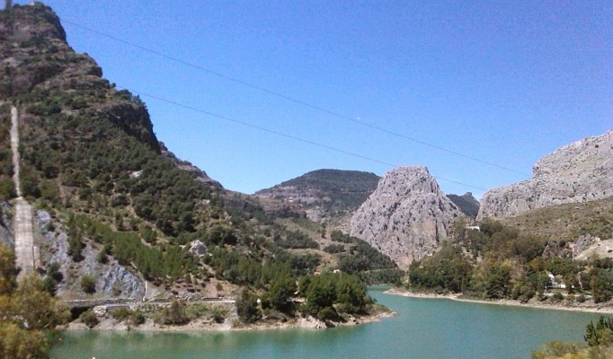 Guadalhorce River El Chorro Gorge